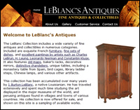 LeBlancs Antiques...worldwide collection of antiques and collectibles...on the web LeBlancs Antiques...worldwide collection of antiques and collectibles...on the web