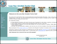 Lone Star Airdale Terrier Club Lone Star Airdale Terrier Club