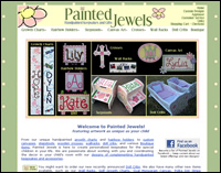 Painted Jewels custom handpainted children's keepsakes Painted Jewels custom handpainted children's keepsakes